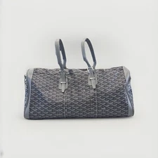 Boeing 55 Travel Bag Large Black Chevron Canvas Duffle For Men