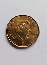 2008 Canadian Elizabeth II Canada 1 Dollar Coin Circulated Free Shipping