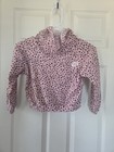 Girls Size 4-5 Nike 2 Piece Hooded Set Pants and Top Cheetah Print Pink — photo 2