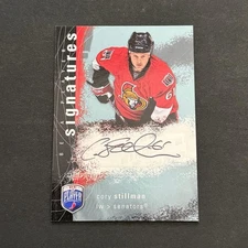 07-08 BE A PLAYER BAP SIGNATURE AUTOGRAPH AUTO CORY STILLMAN SENATORS *33831