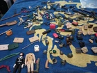 Vintage GI Joe And Other Accessories Lot See Pictures Too Much To Describe!!!!!!