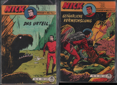 Nick - Pionier des Weltalls (Melzer, 1976) #5,10,11,12 (B2)