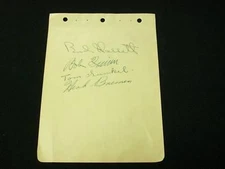 Red Sox Owner Bob Quinn (d.54) Signed Album Page JSA