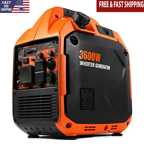 3600W Portable Inverter Generator RV Ready Quiet Lightweight Fuel