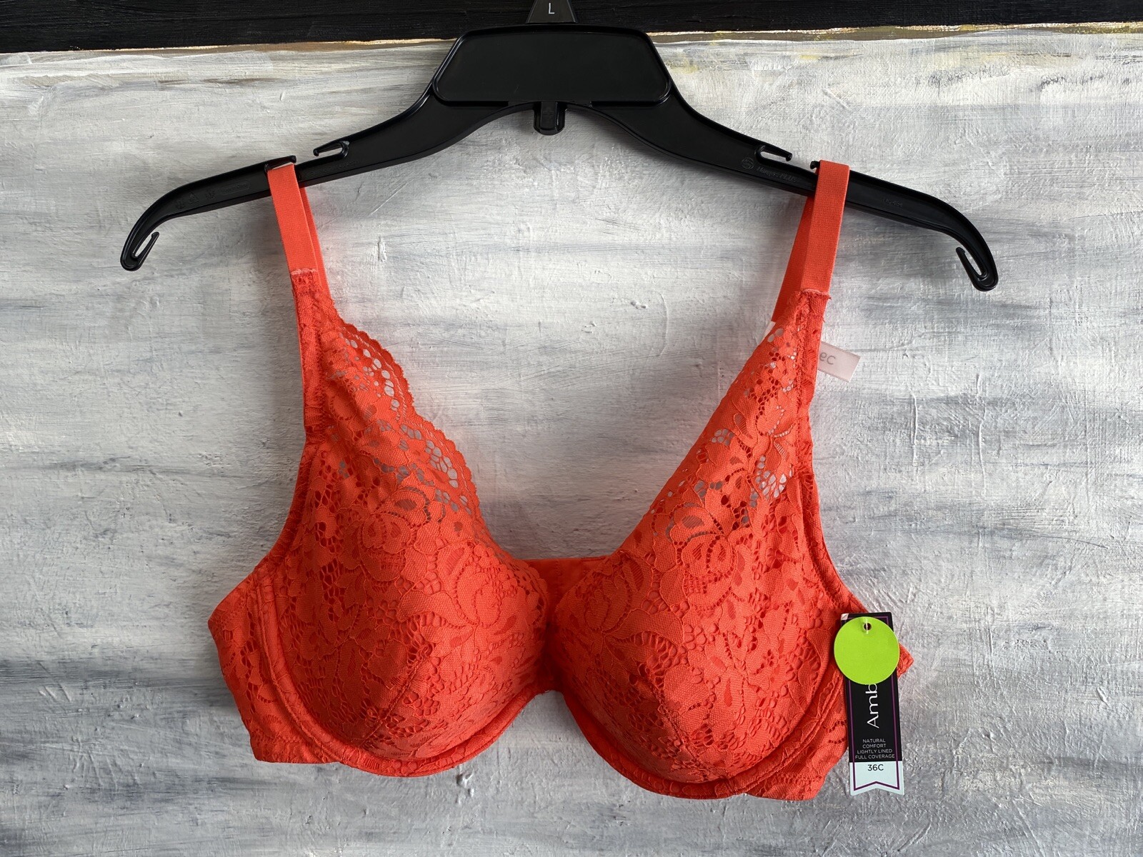 Buy Ochre Lace Comfort Full Cup Bra 34C, Bras