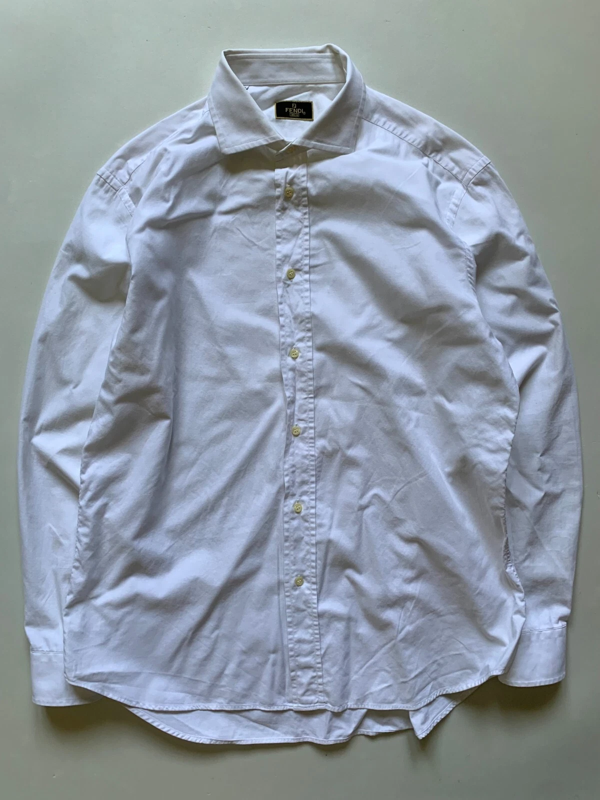 Fendi White Dress Shirt