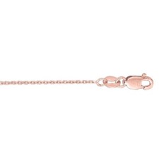 14K Rose Gold 16" Cable Chain