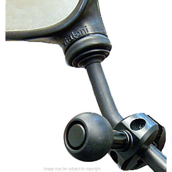 Ultimate Addons Moped Mirror Mount - 1inch - 25mm Ball Head (sku 14944) main image 1