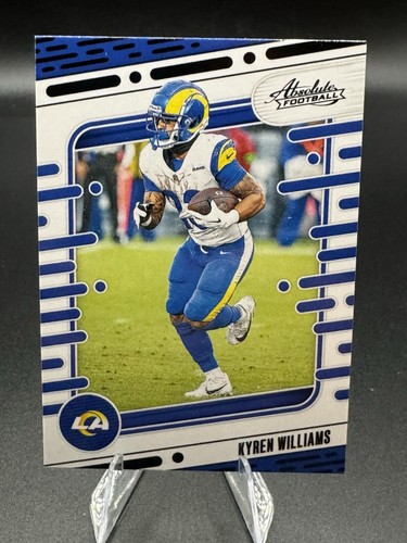 Kyren Williams 2024 Panini Absolute Football - Black Foil Parallel - 62 Rams - Afbeelding 1 van 2