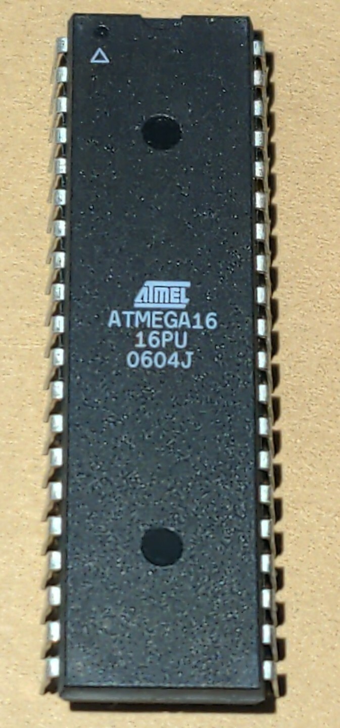 Microchip technology atmega16-16pu microcontroller embedded pdip 40 8 bit 16 mhz