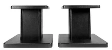2 Rockville RHT8B Computer/Bookshelf Desktop Speaker/Studio Monitor Stands-Black