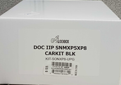 GPS Lockbox Sonim XP5 to XP8 Vehicle Upgrade Kit   Black