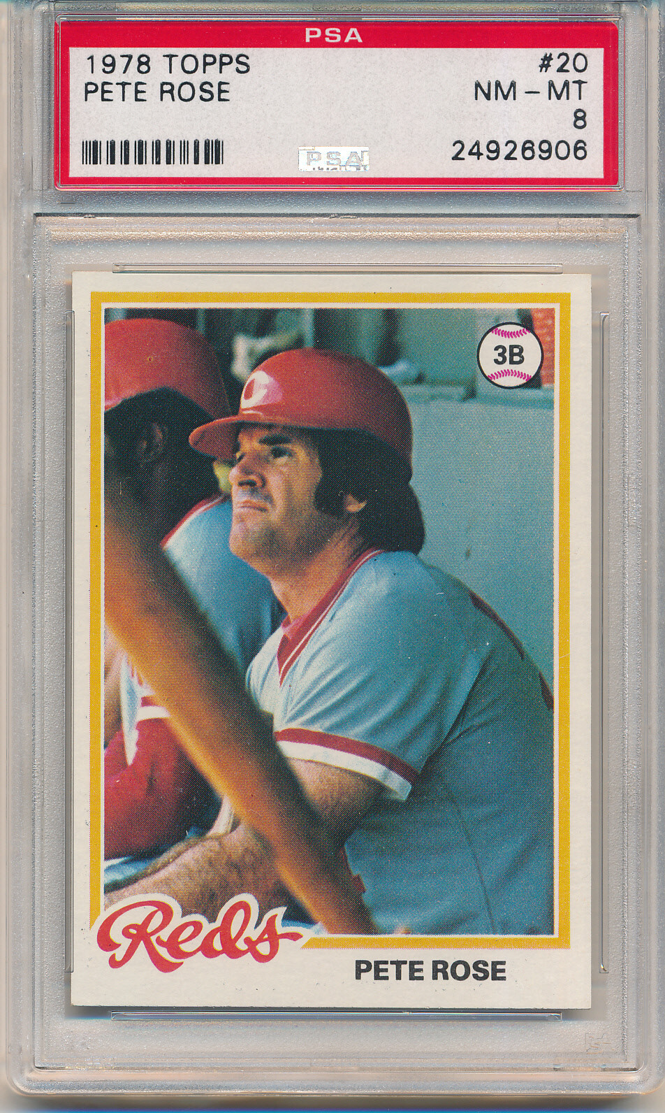 1978 Topps Pete Rose (#20) PSA8 PSA
