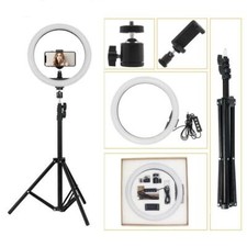 10'' LED Ring Light Tripod Stand Selfie Video Photo For Youtube, iPhone, GoPro