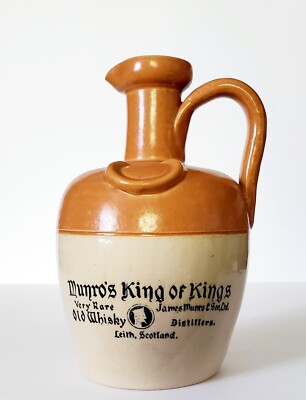 VINTAGE RARE OLD MUNROS KING OF KINGS DELUXE EMPTY WHISKEY JAR