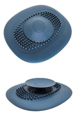 Universal Fit Drain Plug Stopper and Strainer - Push Button Operation