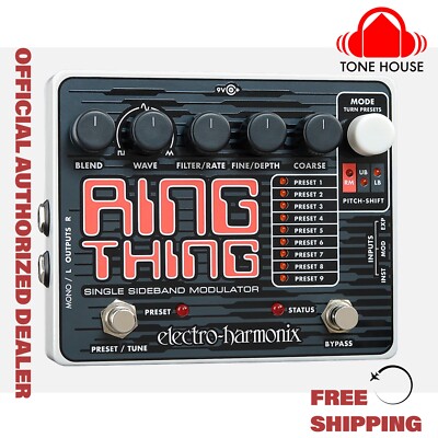 Electro-Harmonix Ring Thing Single Sideband Ring Modulator Pedal   New