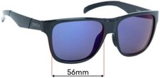 SFx Replacement Sunglass Lenses Fits Smith Lowdown/n - 56mm Wide