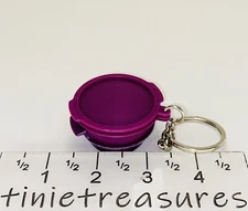Tupperware keychain mini smart steamer in burgundy New tinietreasures