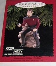Star Trek The Next Generation Commander William T. Riker 1996 Hallmark Keepsake