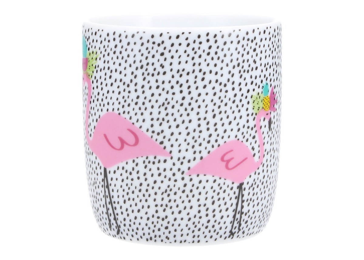 ASDA Flamingo Porcelain Mug
