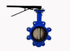 8" Lug Style Butterfly Valve - Ductile Iron Body x Ductile Iron Disc x Buna Seat