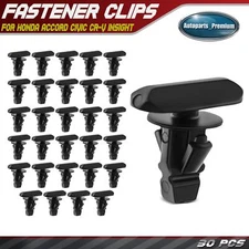 30Pcs 5mm Weatherstrip Door Sub-Seal Clip Fasteners for Honda Accord Civic CR-V