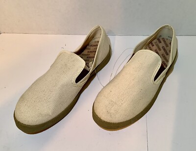 canvas slip on loafers