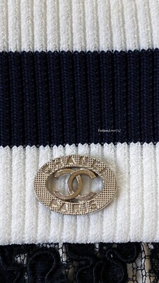 NWT CHANEL 17P BLACK WHITE GUIPURE LACE PENCIL MINI SKIRT 36 | eBay