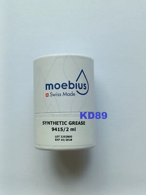 9415 2ml MOEBIUS Synthetic Grease Authentic Original Fett 01/2032 SWISS