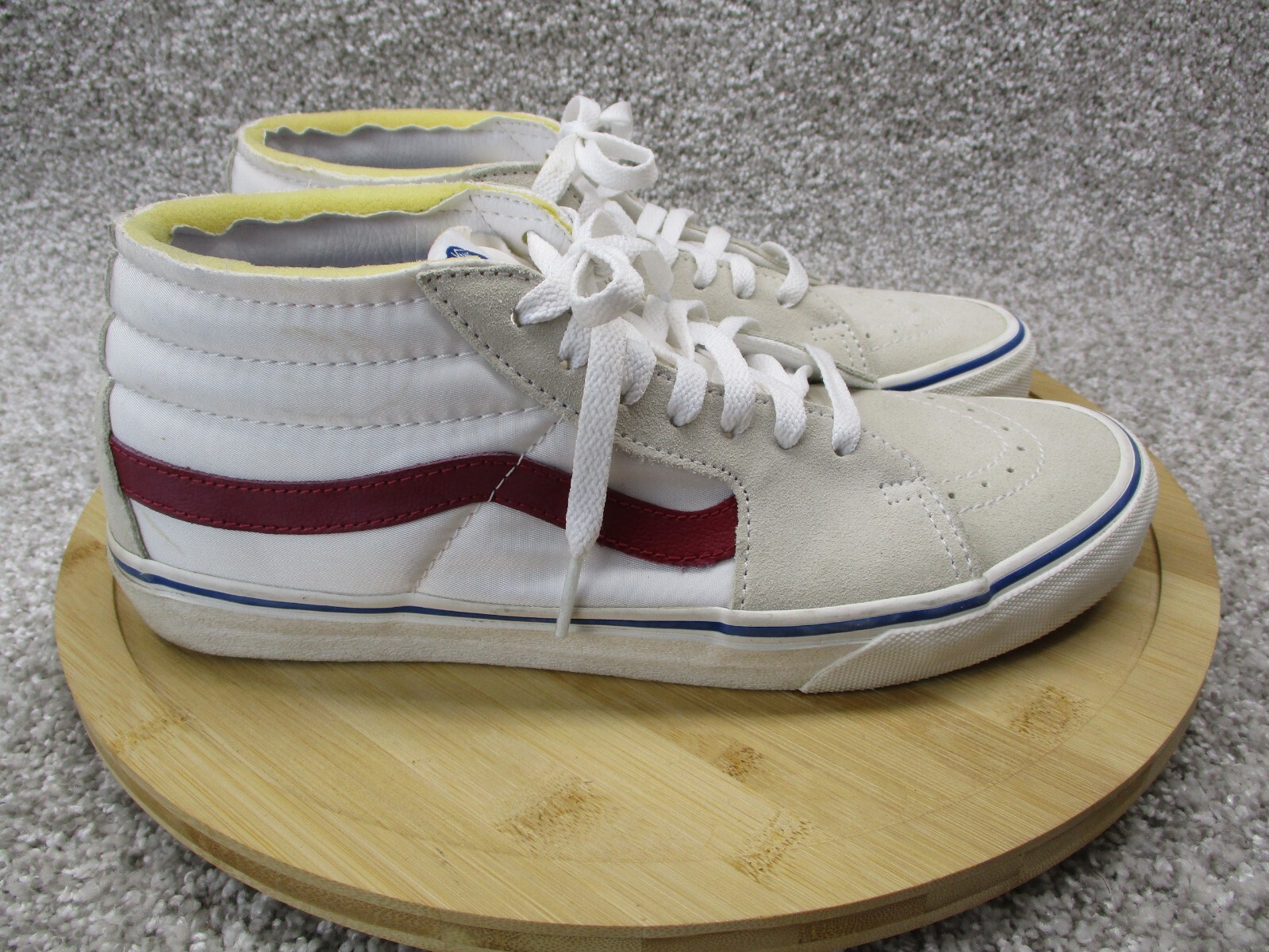 vans sk8 mid white