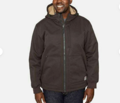 Rugged Elements Men's Canvas Softshell Jacket(FUDGE, 3XL )NWT