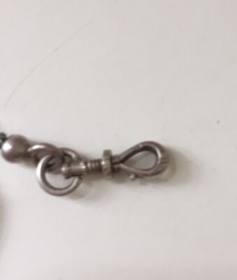 Chaîne De Gousset Ancienne En Argent - Boutonnière Vintage - Occasion