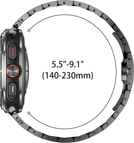 Tytanowy metalowy pasek do Galaxy Watch Ultra 47mm Regulowany pasek Zamienniki - Zdjęcie 2 z 18