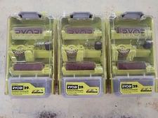 New 3 Pak Ryobi 29 Pc. Sanding Polishing Kit for Wood/Metal/Plastic #A90AS29
