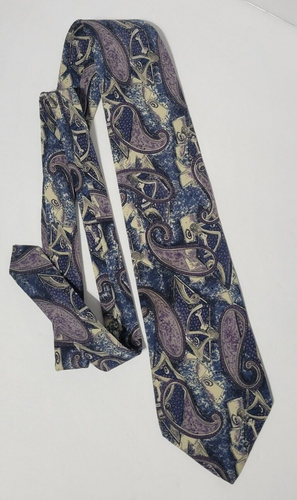 Picasso Le Peintre Mens Neck Tie Multicolor 100% Silk 60" Long 4" Wide