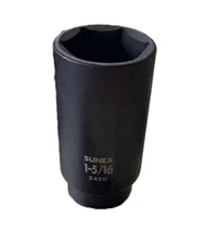 Sunex 242D 1-5/16" 1/2" Drive 6 Point Deep Impact Socket Standard Tools 6pt SAE