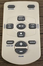Audiovox KCD3180 Remote Control Undercabinet Kitchen CD Player Clock Radio AM/FM