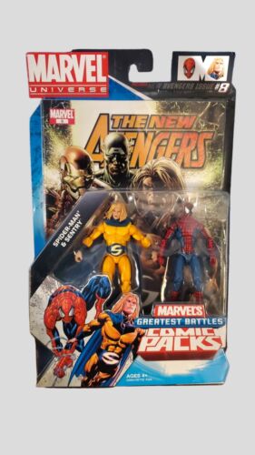 Marvel Universe Greatest Battles Comic Pack Spider-Man and Sentry Action Figures