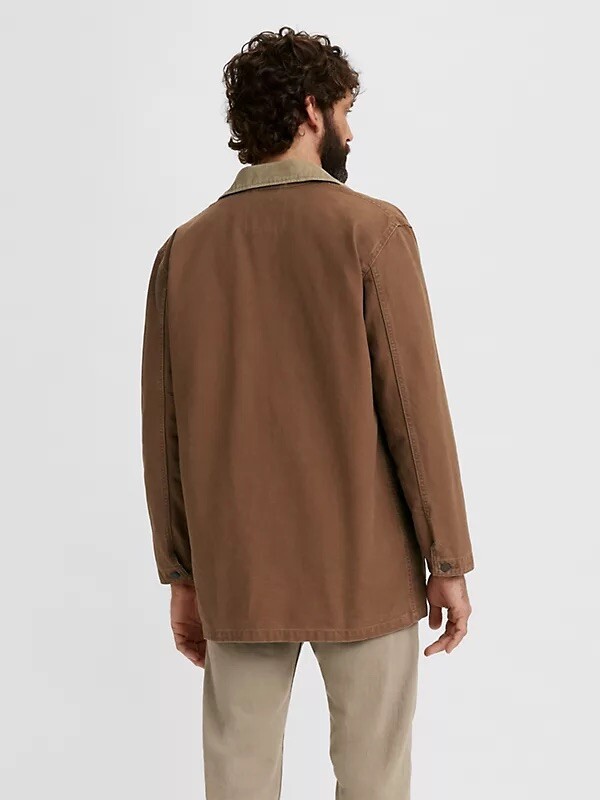 Levi's Engineer Chore Brisbane Coat Canvas Brown