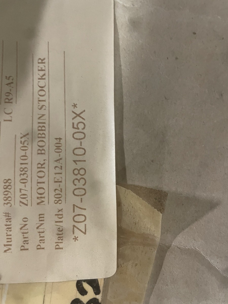 New Murata Motor with Switch 38988, Z07-03810-05X | eBay