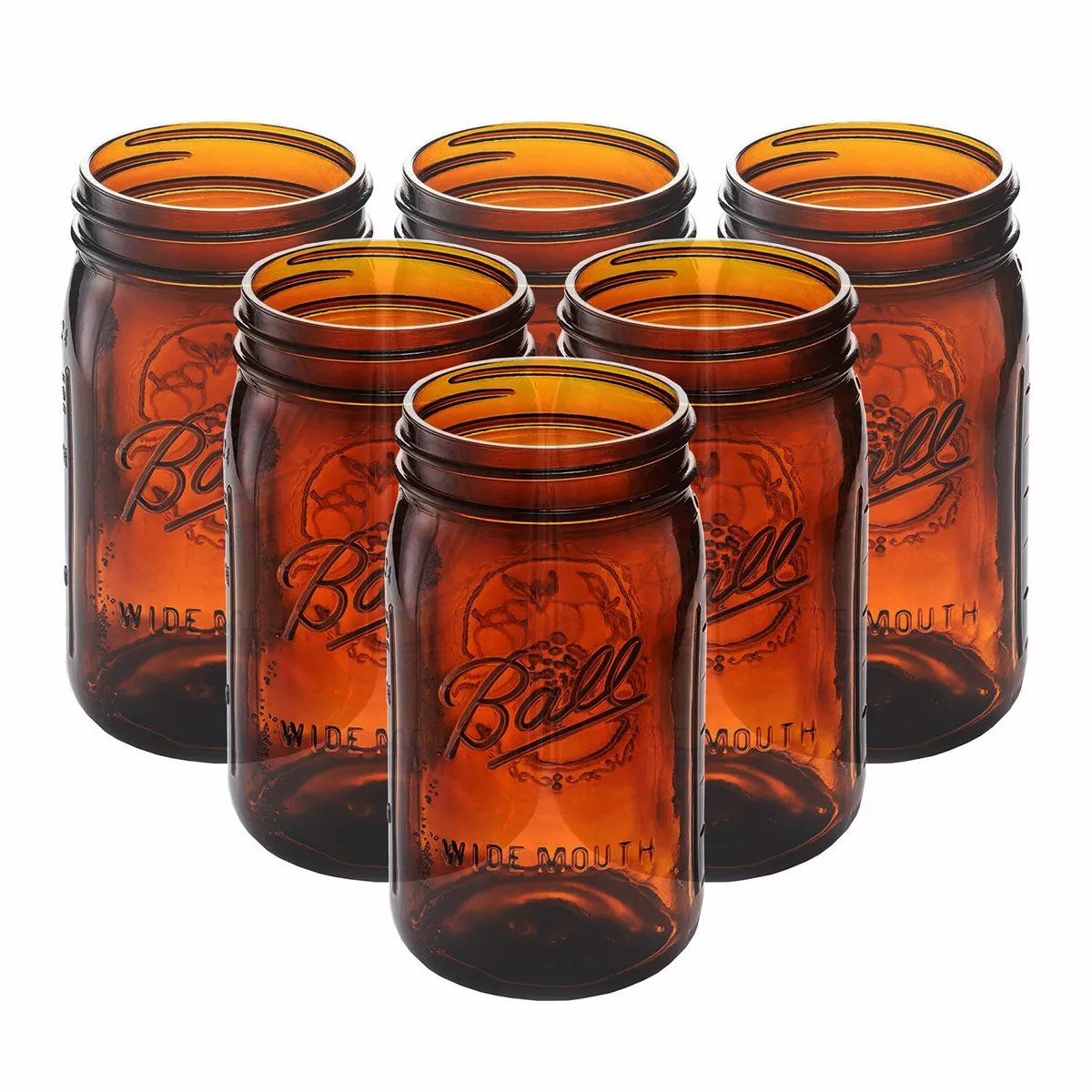 Mason Craft & More 4-Pack Quart Bpa-free Canning Jar