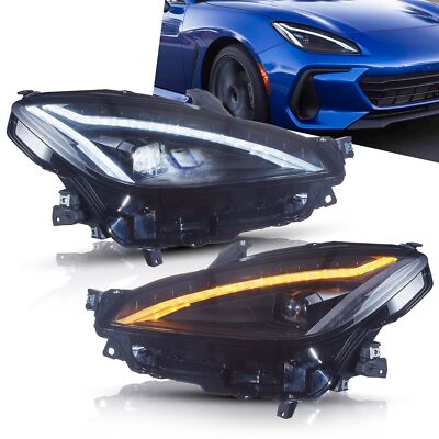 VLAND LED Headlights For 2022 2023 2024 Toyota GR86 /Subaru BRZ Frontlamps