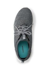 Lands' End Gray Women's Mesh Lace-Up Athletic Sneakers Comfort Walking Shoes 10M