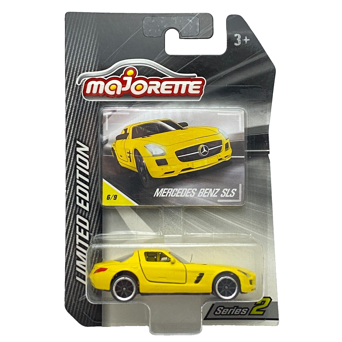 Mercedes-Benz SLS AMG Yellow C197 Majorette Limited Edition