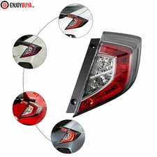 Right Passenger Side Tail Lamp Tail Light For Honda Civic 2017-2021 Hatchback