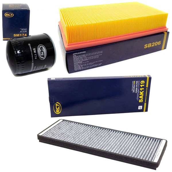 Inspektionspaket Filterset SCT FüR Audi Coupe 80 Avant Cabriolet 2.6 150 174 PS-image