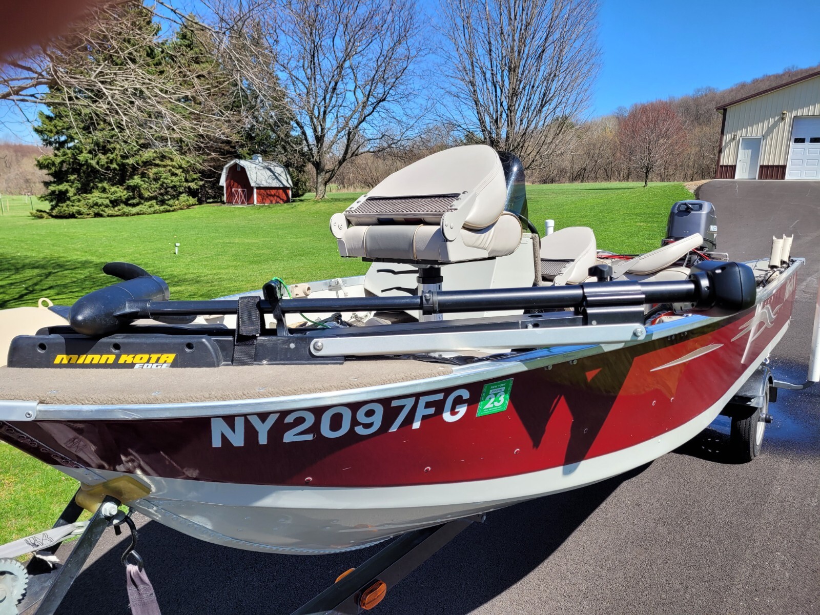 Minnkota Edge bowmount & Turbo Electric transommount electric