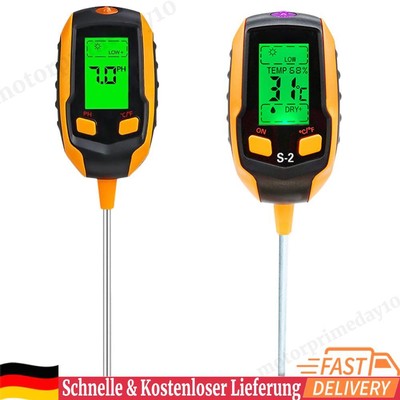 Digital Soil Moisture Meter Illuminance Meter for Farm and Indoor Outdoor Plants