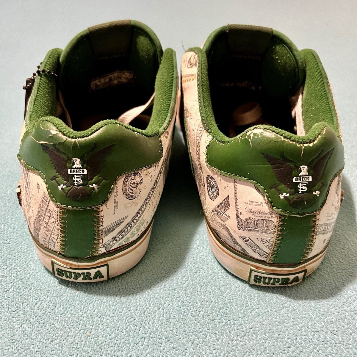 SUPRA / Size 11.5 / JIM GRECO / HUNDRED DOLLAR BILLS